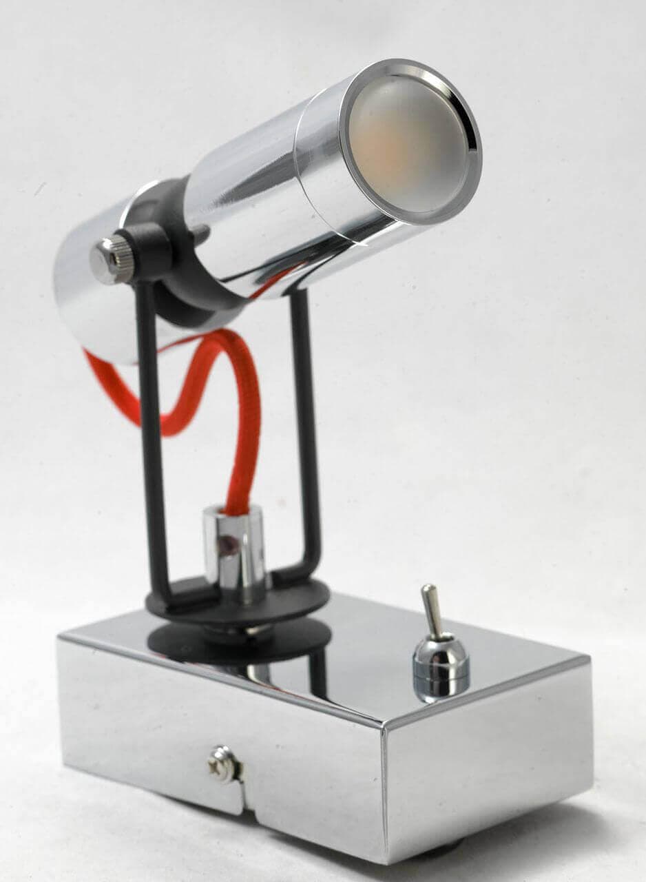 Lussole PROMO Металл Хром / черный Металл Светильник настенно-потолочный LED 5W LSP-9923 — миниатюра 4