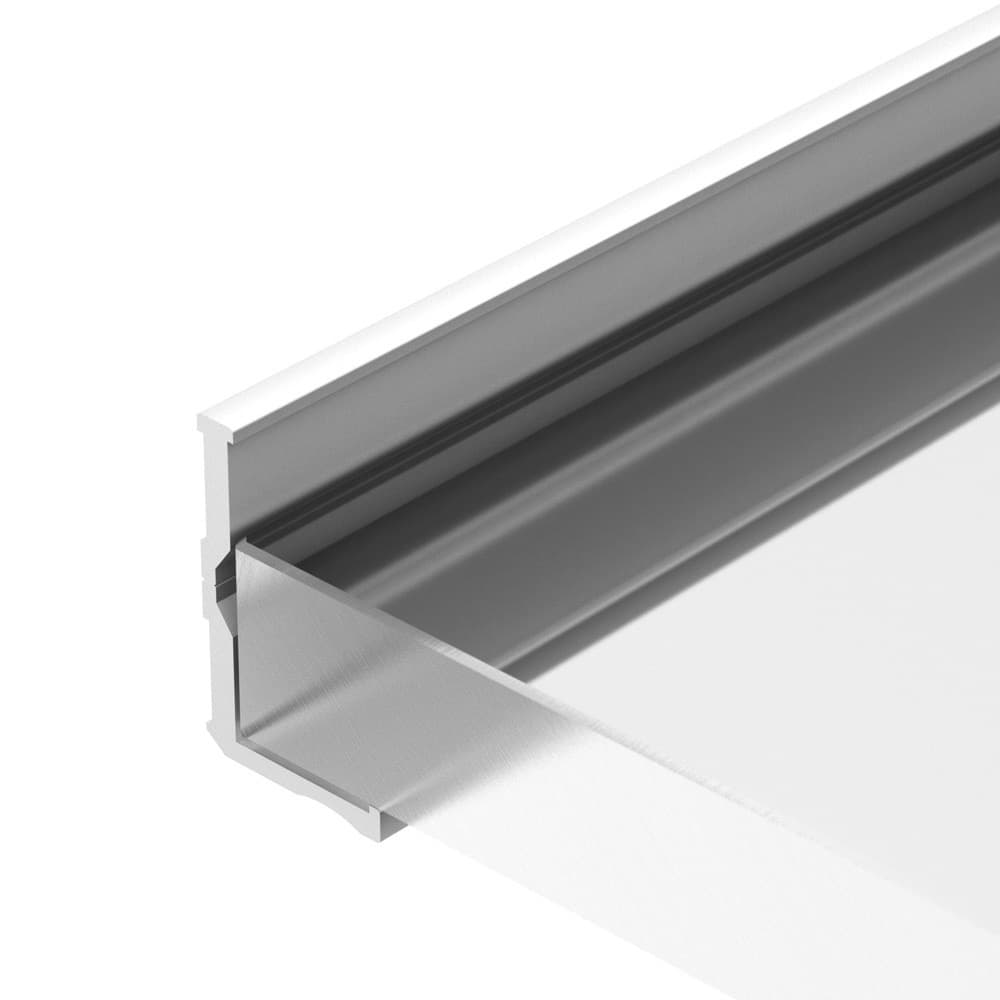 Arlight Профиль ALM-BASE-H12-2000 RAL9016 (Алюминий) 026688 — миниатюра 2