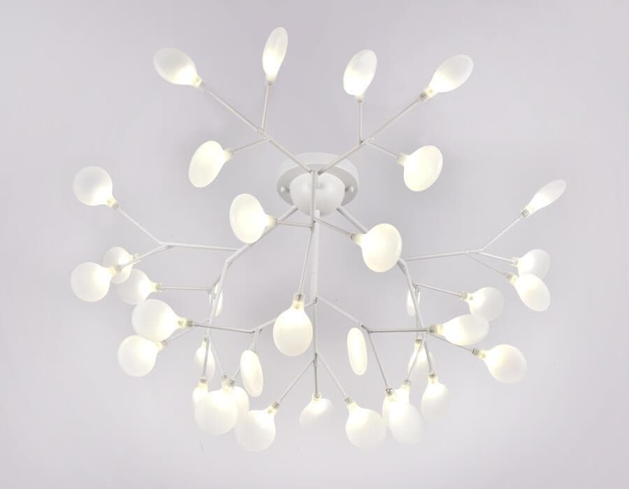 Ambrella Потолочная люстра TR3018/36 WH/FR белый/матовый G4/36 max 20W D920*480 (лампы LED G4 1.5W 4200K в комплекте) — миниатюра 4