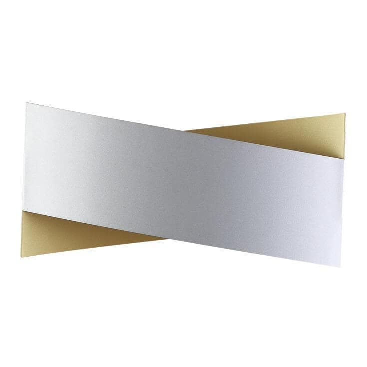 Odeon Light 4214/18WL HIGHTECH ODL21 143 серебр/золот Настен.светильник IP20 LED 18W 900Лм 3000K TWISTY — миниатюра 1