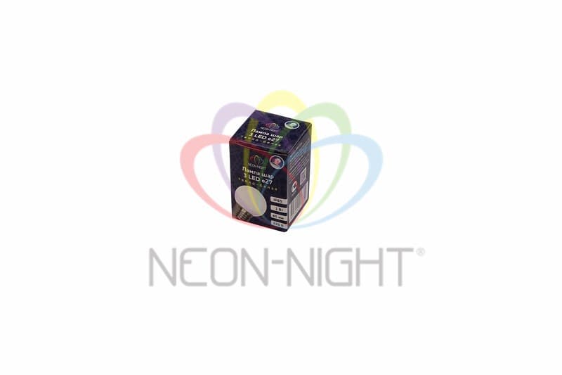 NEON-NIGHT Лампа шар e27 5 LED Ø45мм - белая 405-115 — миниатюра 2