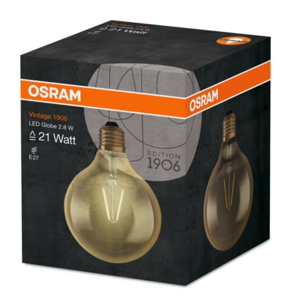 Osram Vintage 1906 LED 22 2.5 W/2500 K E27 4058075808980 — миниатюра 2
