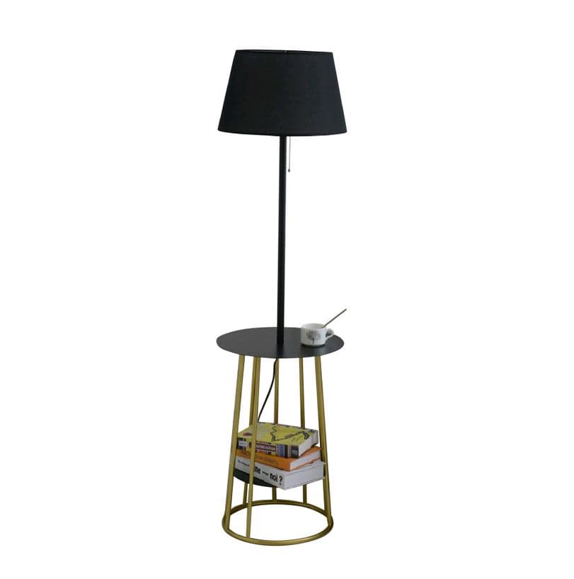 Kink Light 07198,19 Торшер ТЕРА чёрный h160 d60 Е27 1*40W