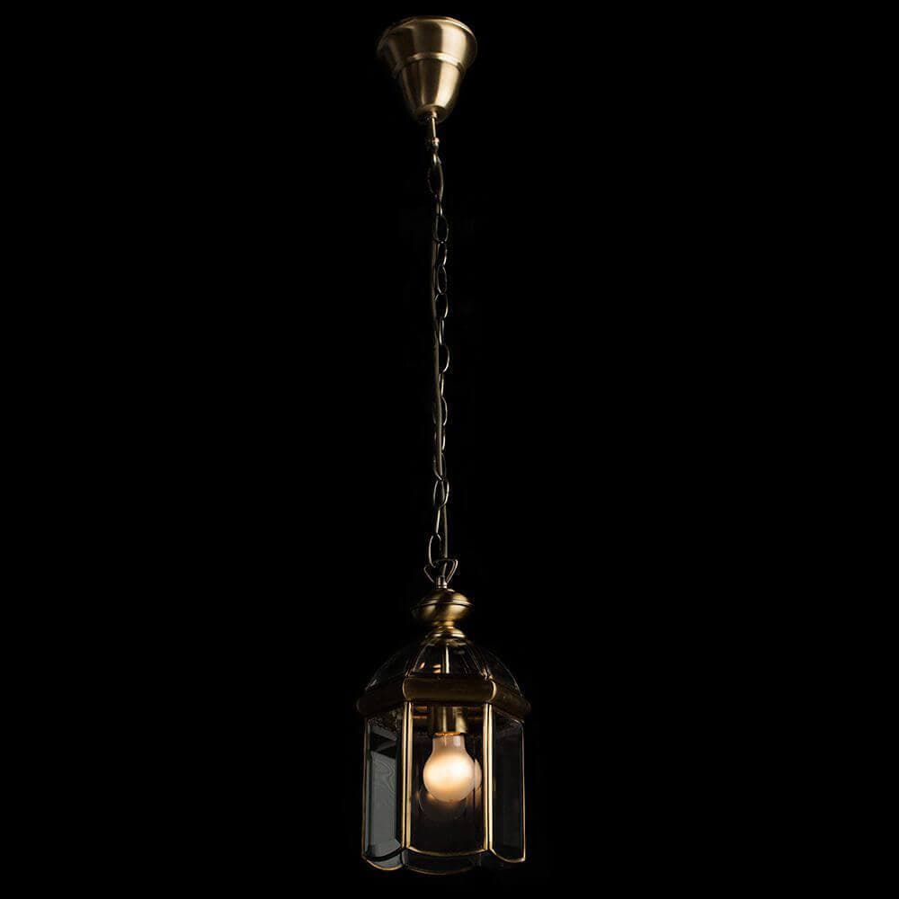 Arte Lamp Rimini Бронза/Прозрачный Светильник подвесной 100W E27 A6501SP-1AB — миниатюра 6