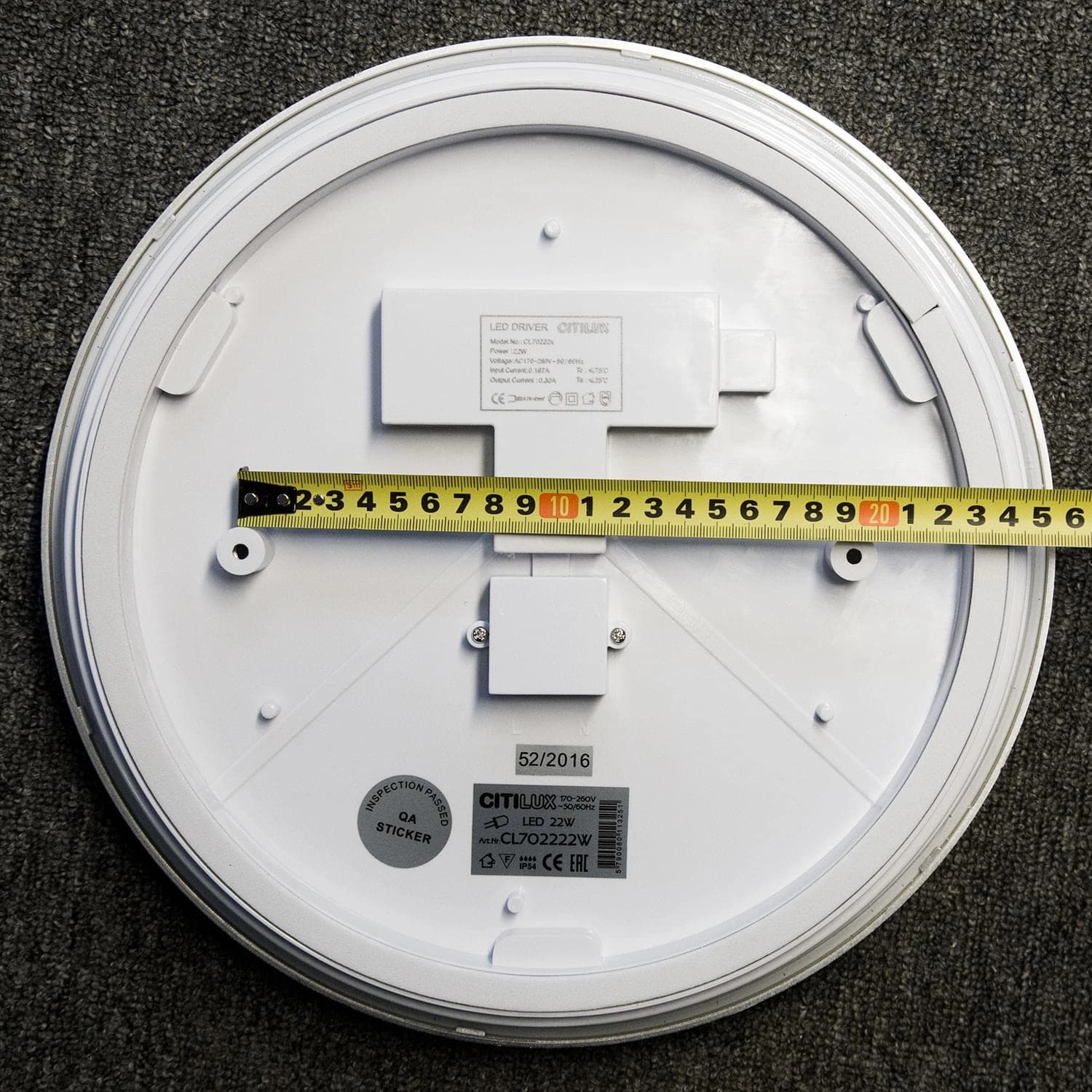 Citilux Потолочный светодиодный светильник Луна CL702222W — миниатюра 18
