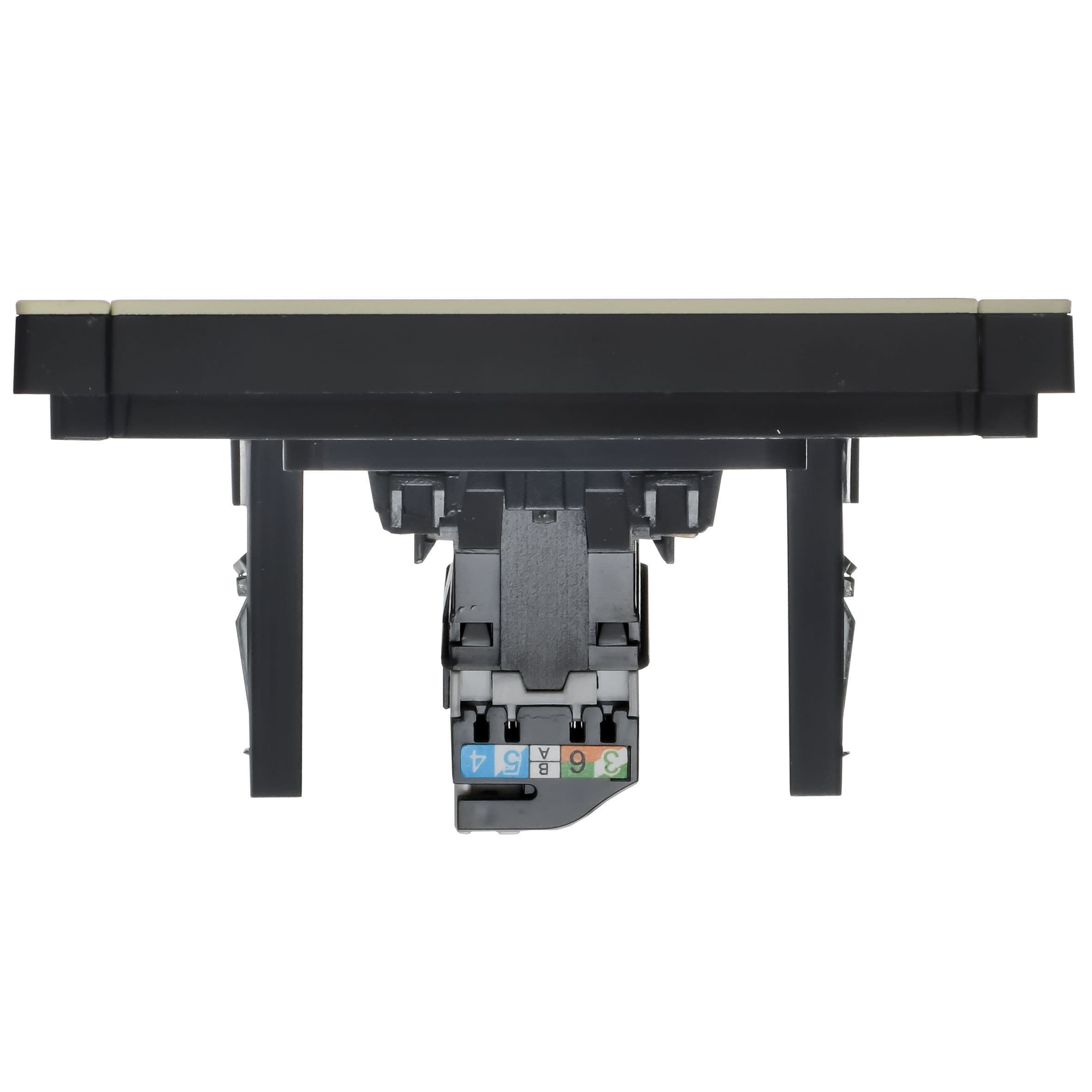 IEK FORTE&PIANO Металл Слоновая кость Розетка комп. RJ45 кат.5E FP832M — миниатюра 5