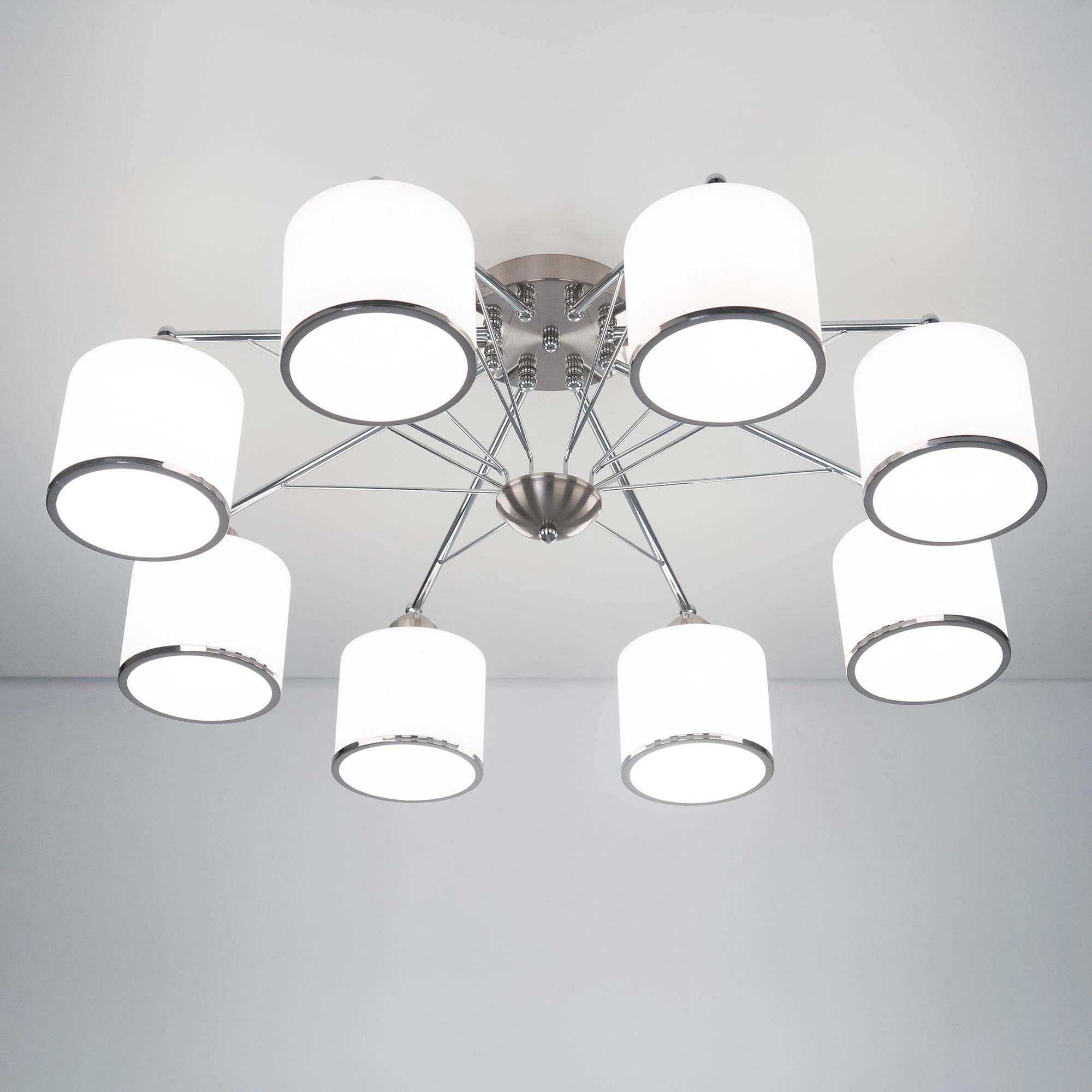 Citilux Тулон Хром Матовый Светильник Люстра CL172181 — миниатюра 3