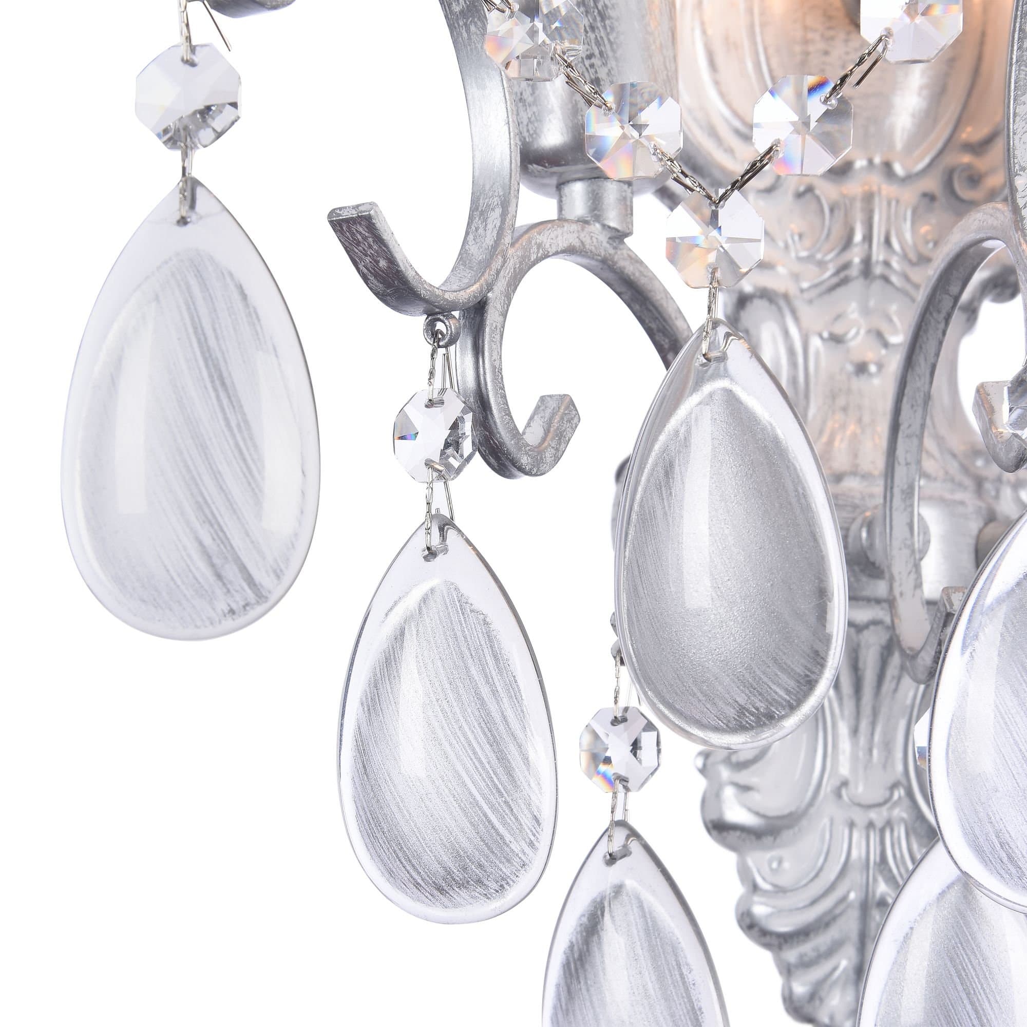 Freya Classic Chabrol Серебро Бра E14 40W FR2302WL-02S — миниатюра 5