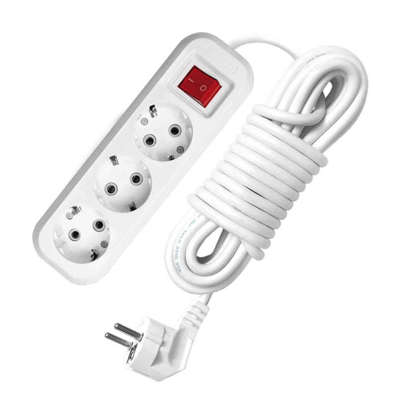 UNIVersal Удлинитель 5м ПВС 3*1 3гн. S-303 с/з выкл 9631987
