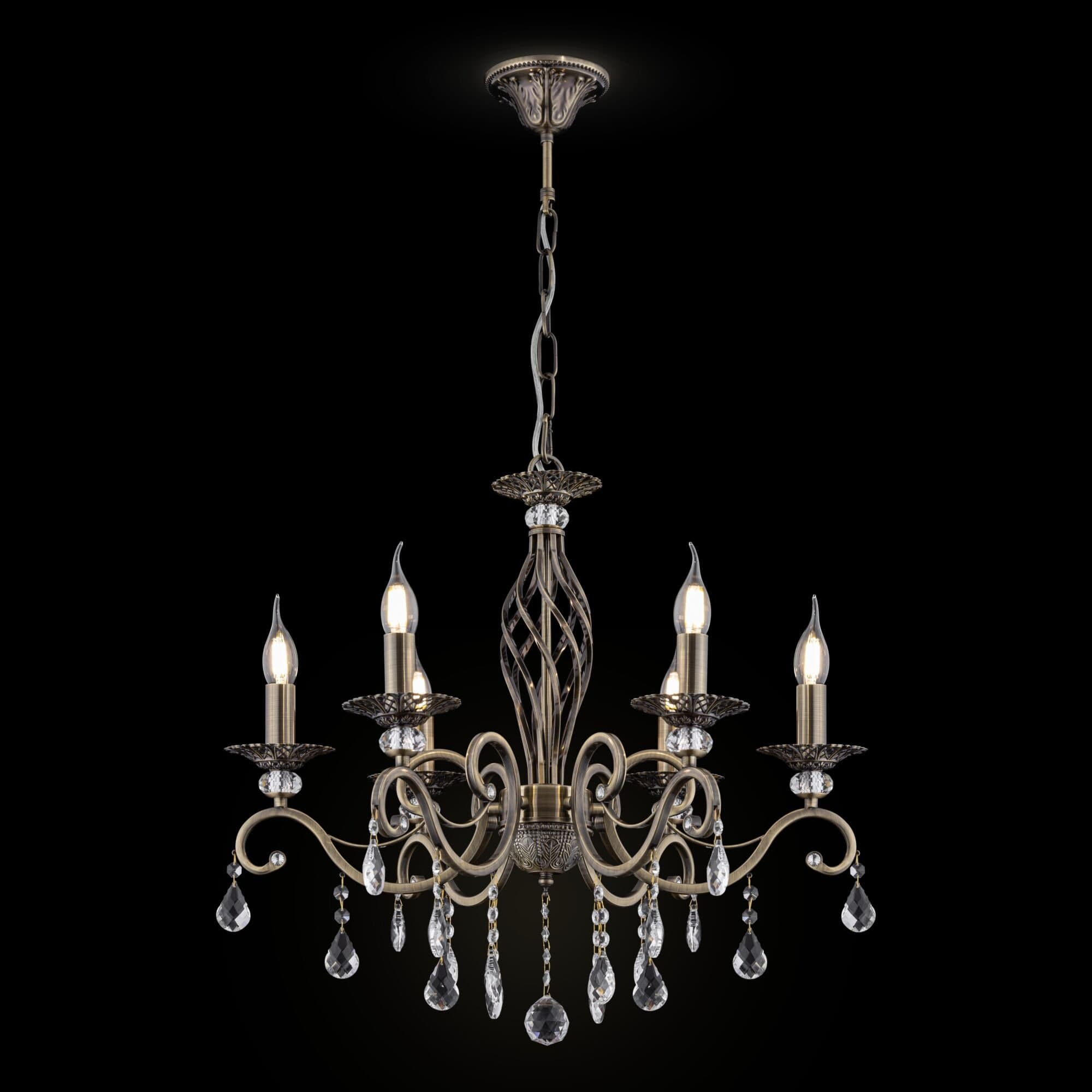 Maytoni Royal Classic Grace Латунь Люстра 6xE14 60W RC247-PL-06-R — миниатюра 5