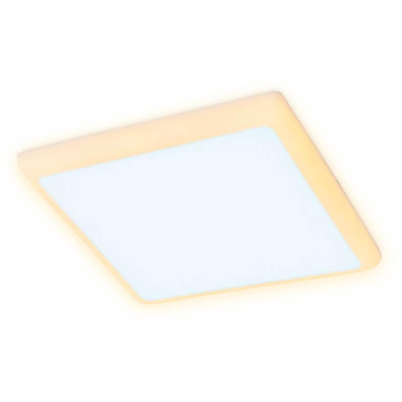Ambrella Встраиваемый cветодиодный светильник с подсветкой DCR331 5W+3W 6400K/3000K 85-265V 90*90*32 — миниатюра 1
