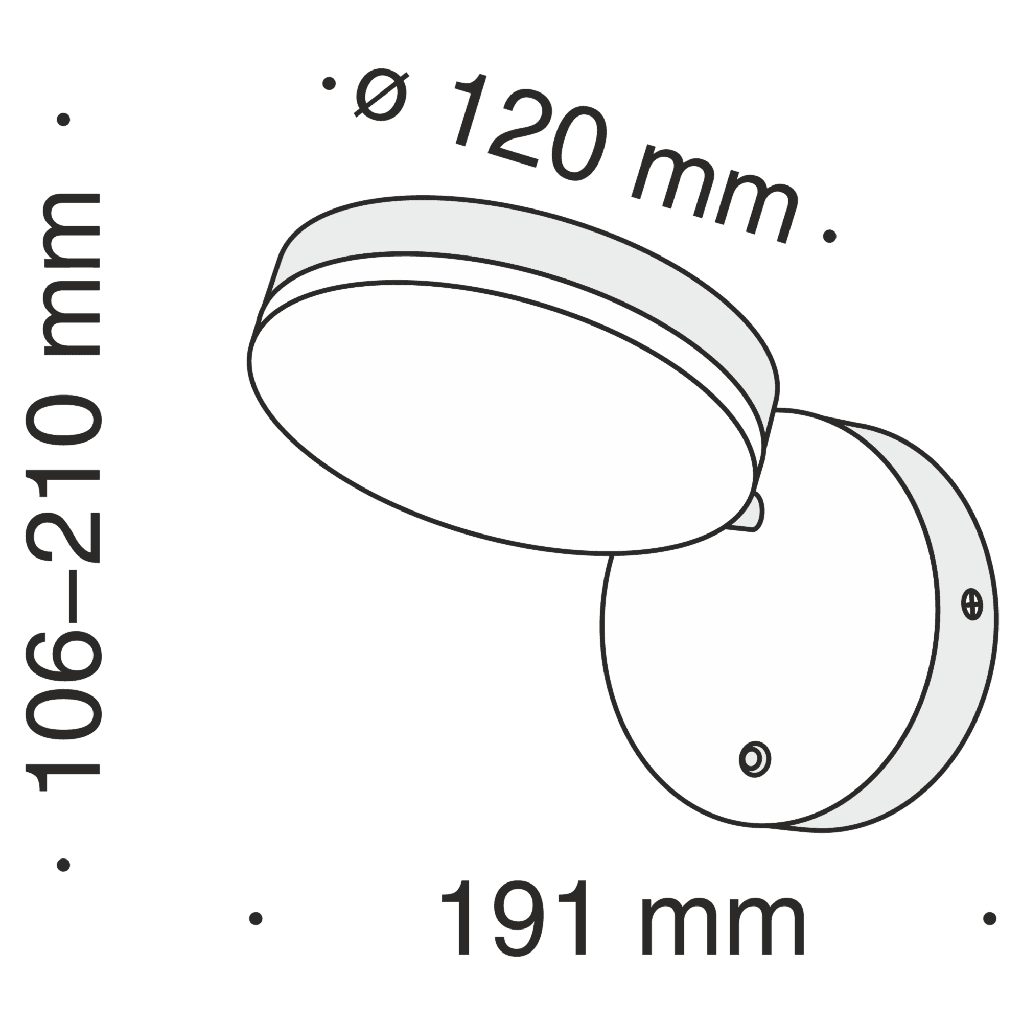 Maytoni Technical Бра Черный MOD070WL-L8B3K — миниатюра 3