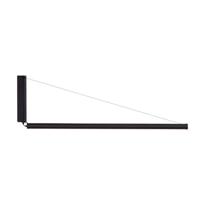 Odeon Light 7023/52WL HIGHTECH ODL25 Настенный светильник поворотный на 180°вверх/вниз черный/акрил/металл IP20 LED 6W 3000K 220-240V DELTA