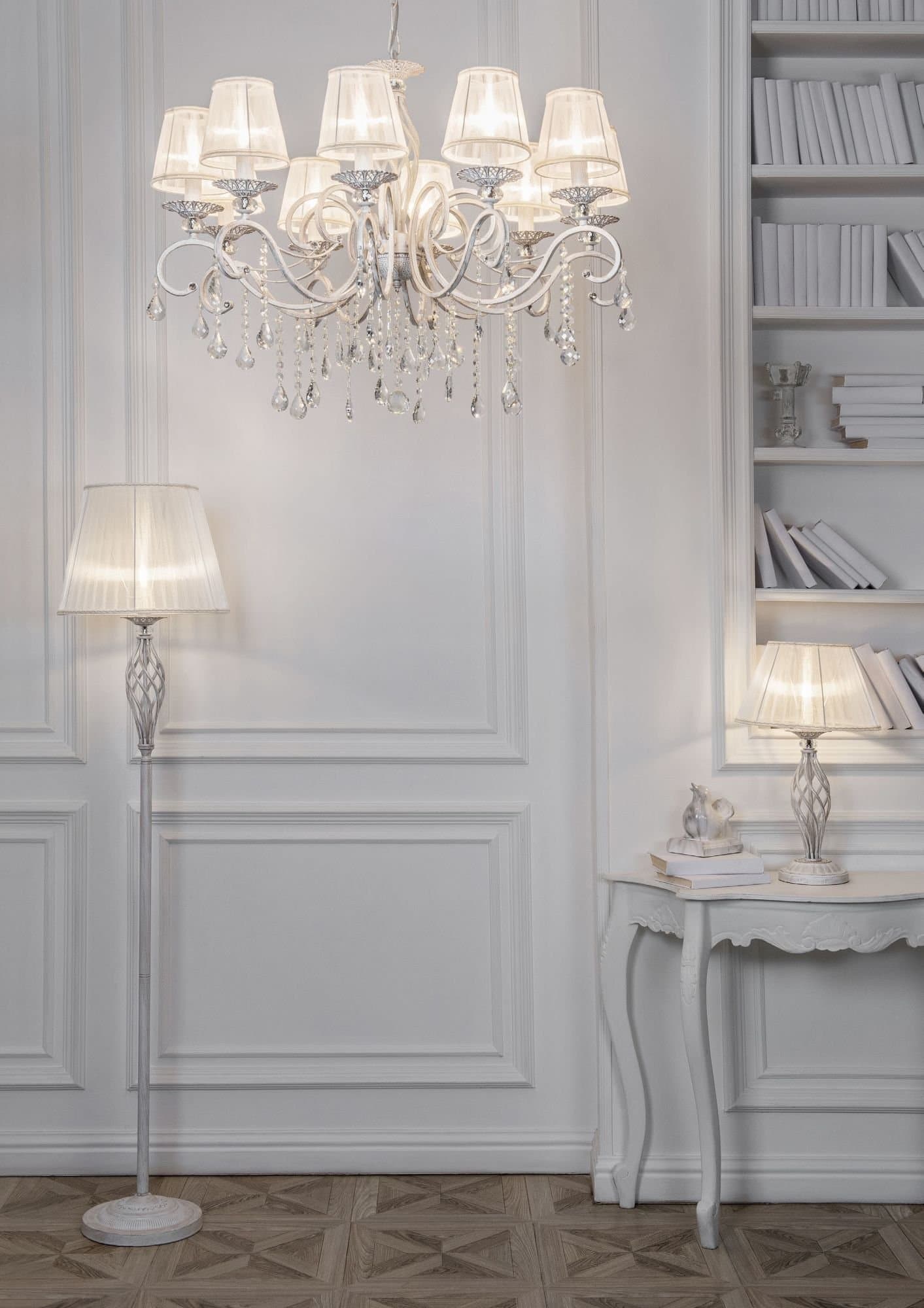 Maytoni Elegant Grace Белый с Золотом Настольная лампа 1xE14 40W ARM247-00-G — миниатюра 7
