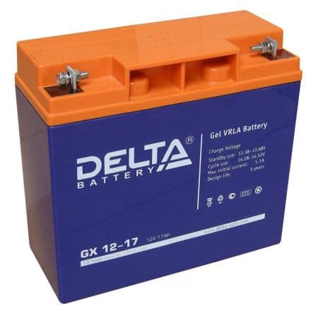 Delta Аккумуляторная батарея GX 12-17 12В/17Ач