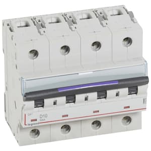 Legrand DX3 Автоматический выключатель 50кА 10А 4P D 410225 — миниатюра 2