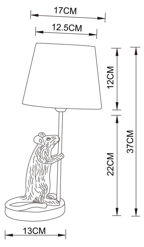 Arte Lamp A4420LT-1GO Настольные лампы декоративные — миниатюра 3