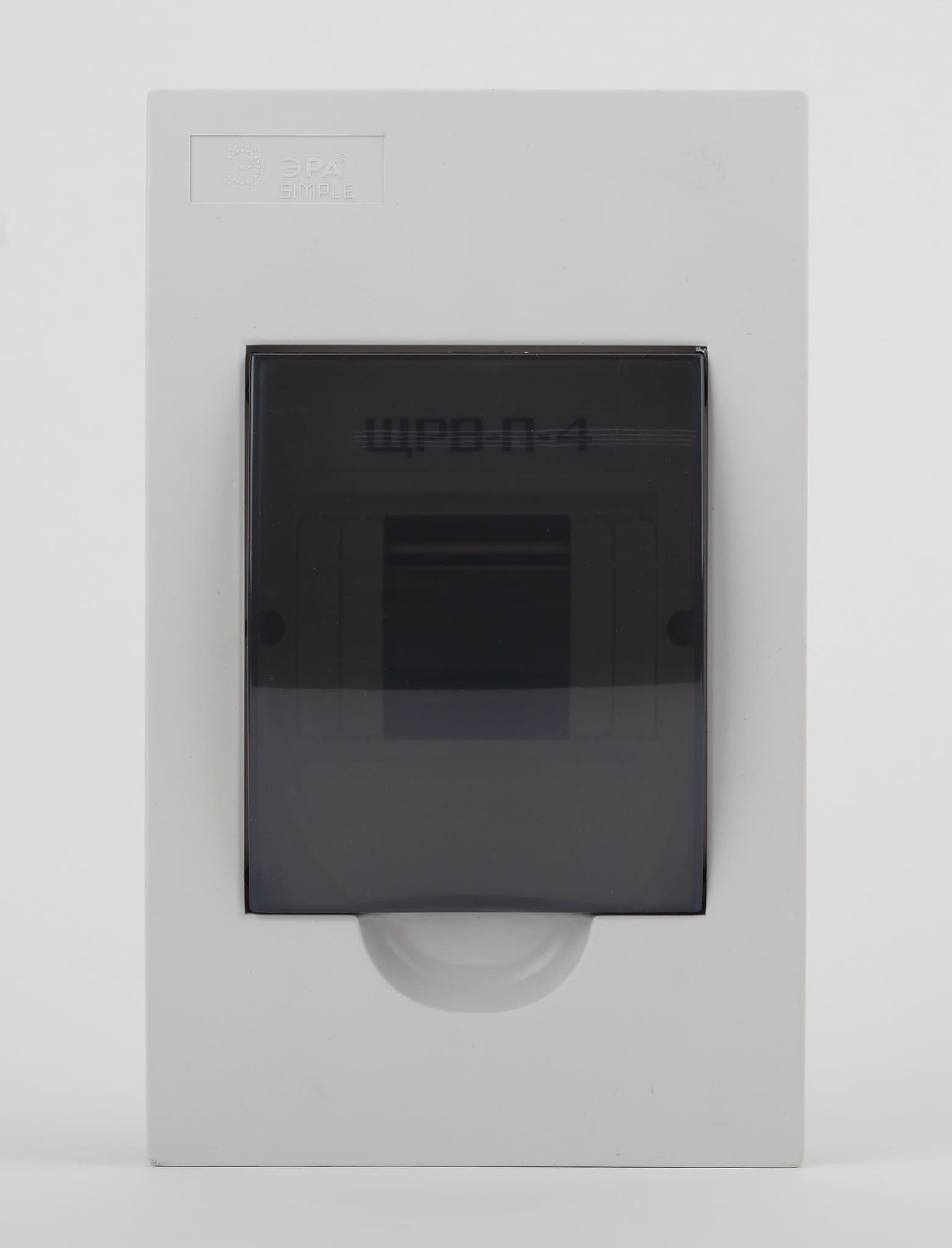 ЭРА Пластиковый бокс встраиваемый BOXF04_E ЩРВ-П-04 SIMPLE без шин Б0047706