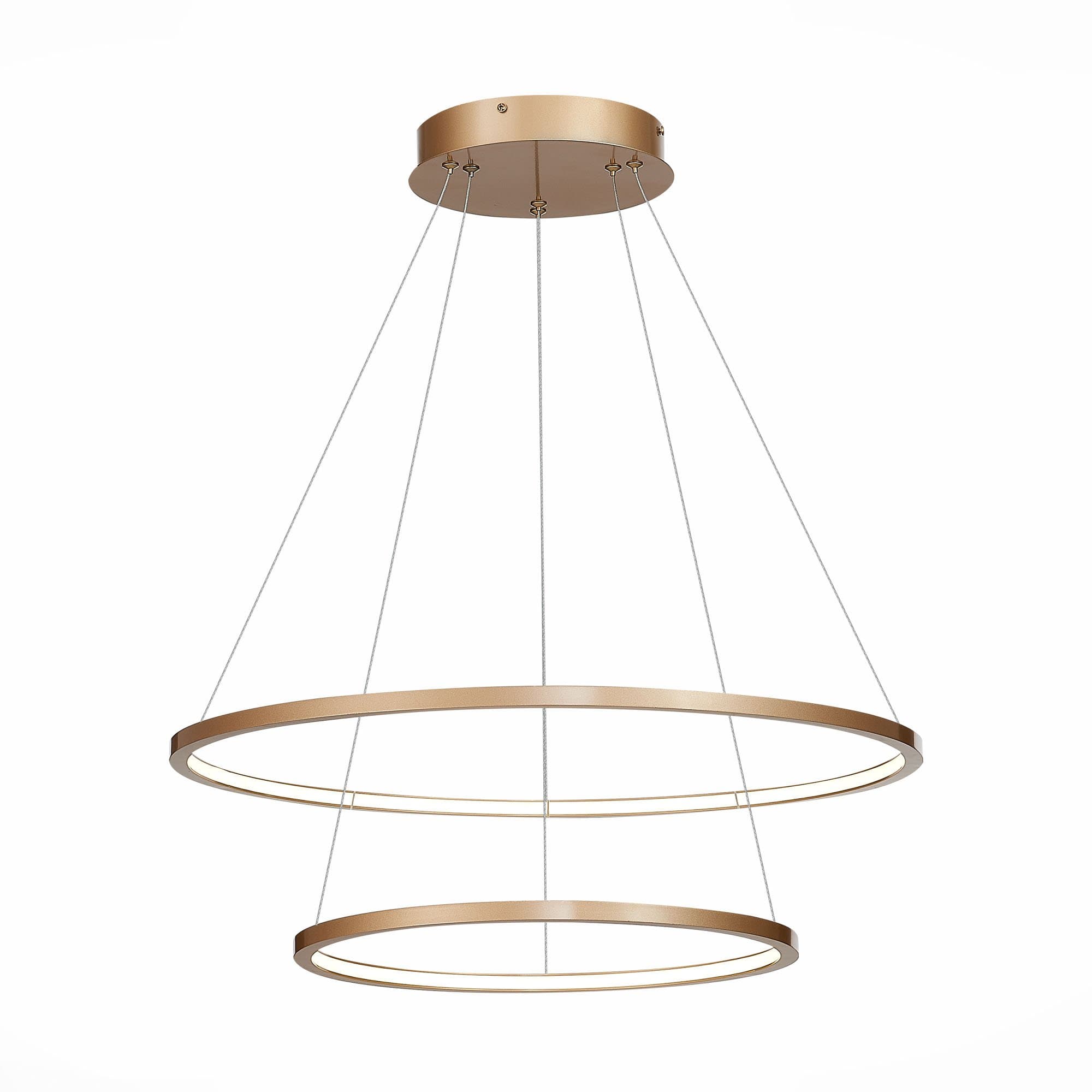 ST LUCE ST603.243.56 Светильник подвесной Золотистый/Белый LED 1*56W 4000K