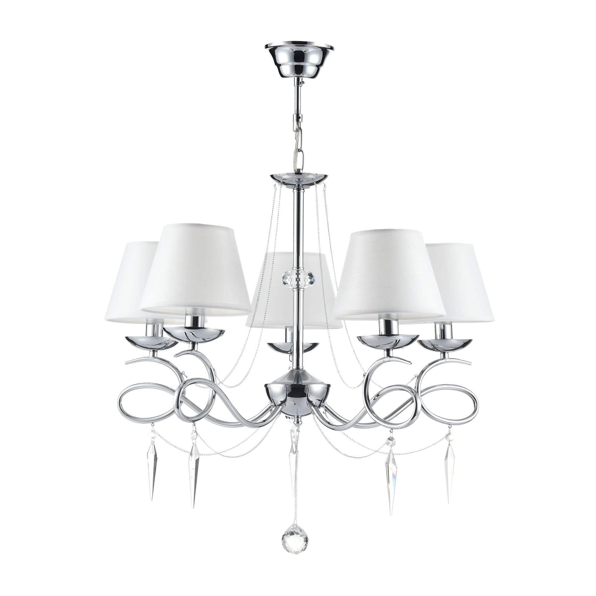 Freya Classic Haley Хром Люстра E14 40W FR2909-PL-05-CH — миниатюра 2