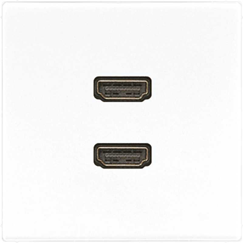 JUNG 2 x HDMI, белый MALS1133WW