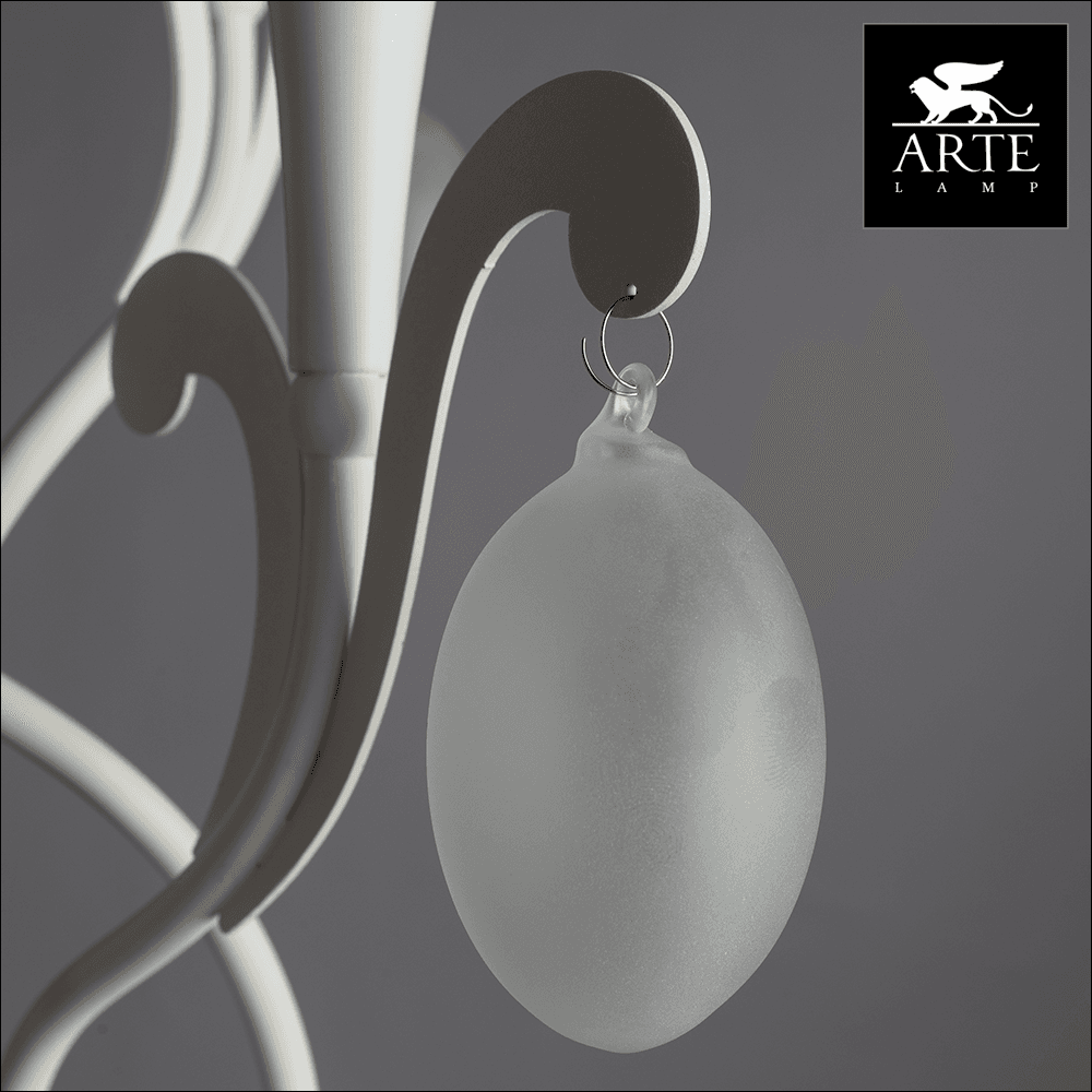 Arte Lamp Montmartre Белая Лампа настольная декоративная 40W E14 A3239LT-3WH — миниатюра 3