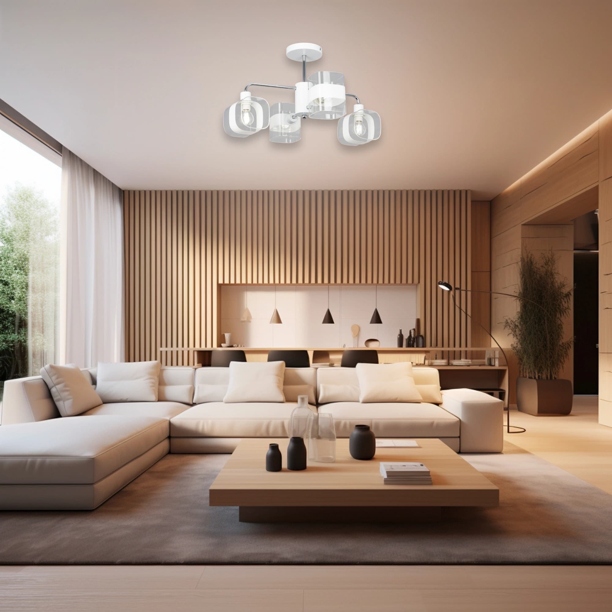Citilux CL140140 Бертон Белый+Хром Люстра — миниатюра 10