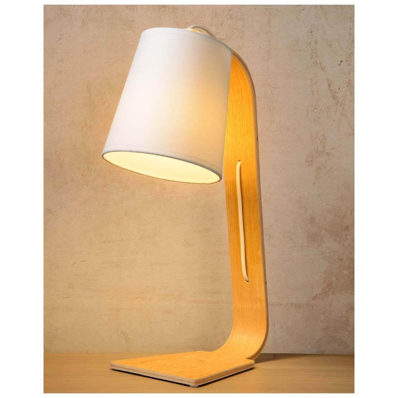 Lucide NORDIC Белый Настольная лампа 06502/81/31 — миниатюра 4