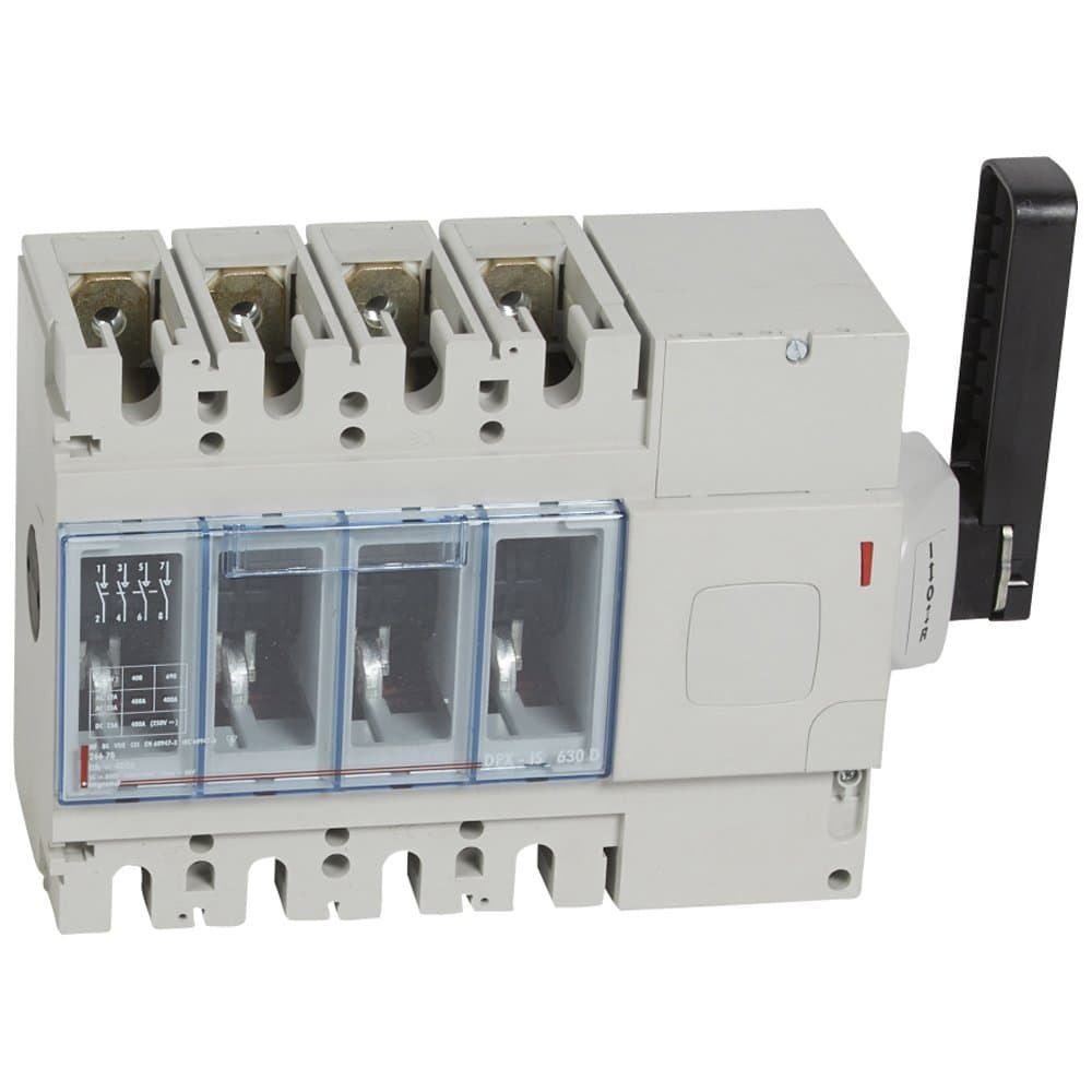 Legrand Выключатель-разъединитель DPX-IS 630 с дистанционным отключением 400 A 4П рукоятка справа 026678