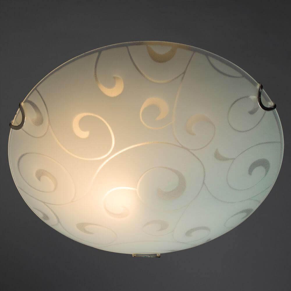 Arte Lamp Ornament Хром/Белая Тарелка 100W E27 A3320PL-1CC — миниатюра 3