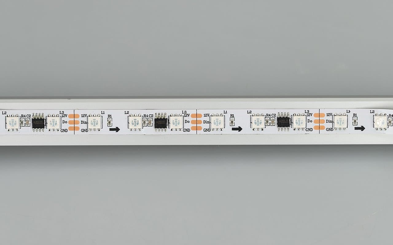 Arlight Лента SPI-B60-10mm 12V RGB-PX3 (14.4 W/m, IP20, 5060, 5m) (Открытый, IP20) 026367(2) — миниатюра 4