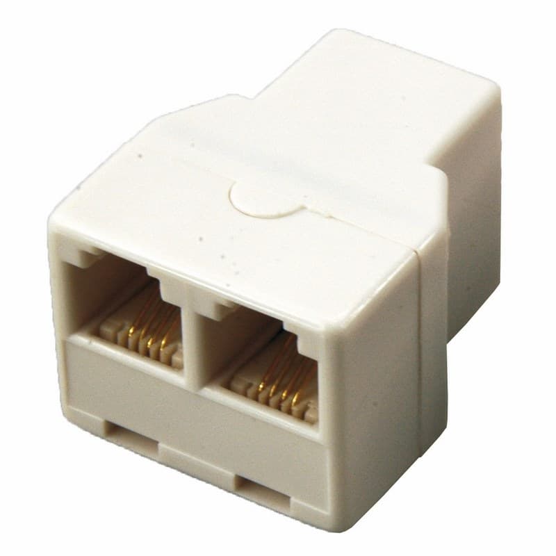 Телефонный двойник (гнездо - 2 гнезда) 6P-4C Rexant 03-0032 — миниатюра 1