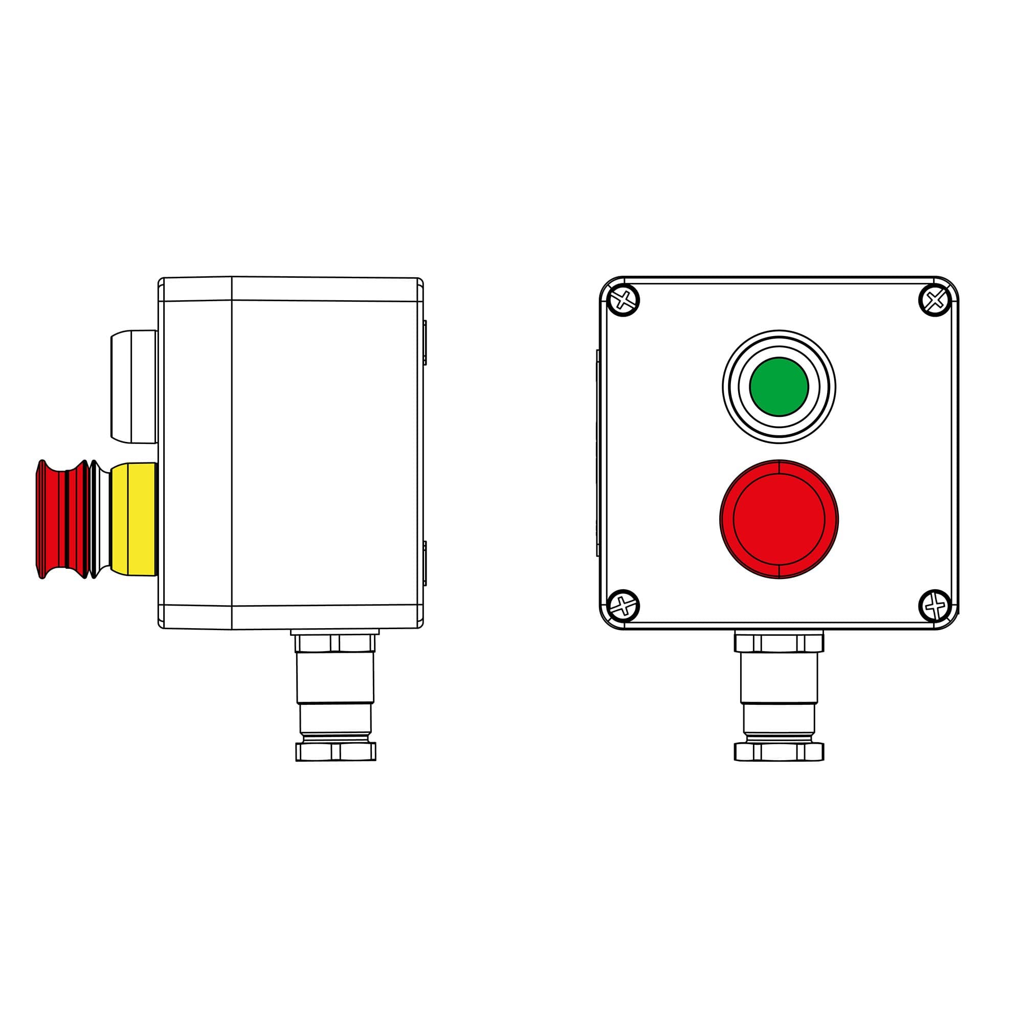 DKC CPE-P-03-(1xP1G(11)-1xP6E(11))-1xKH2MHK(C)1Ex d e IIC Т5 Gb / Ex tb IIIC T95°C Db IP66 / КЗ