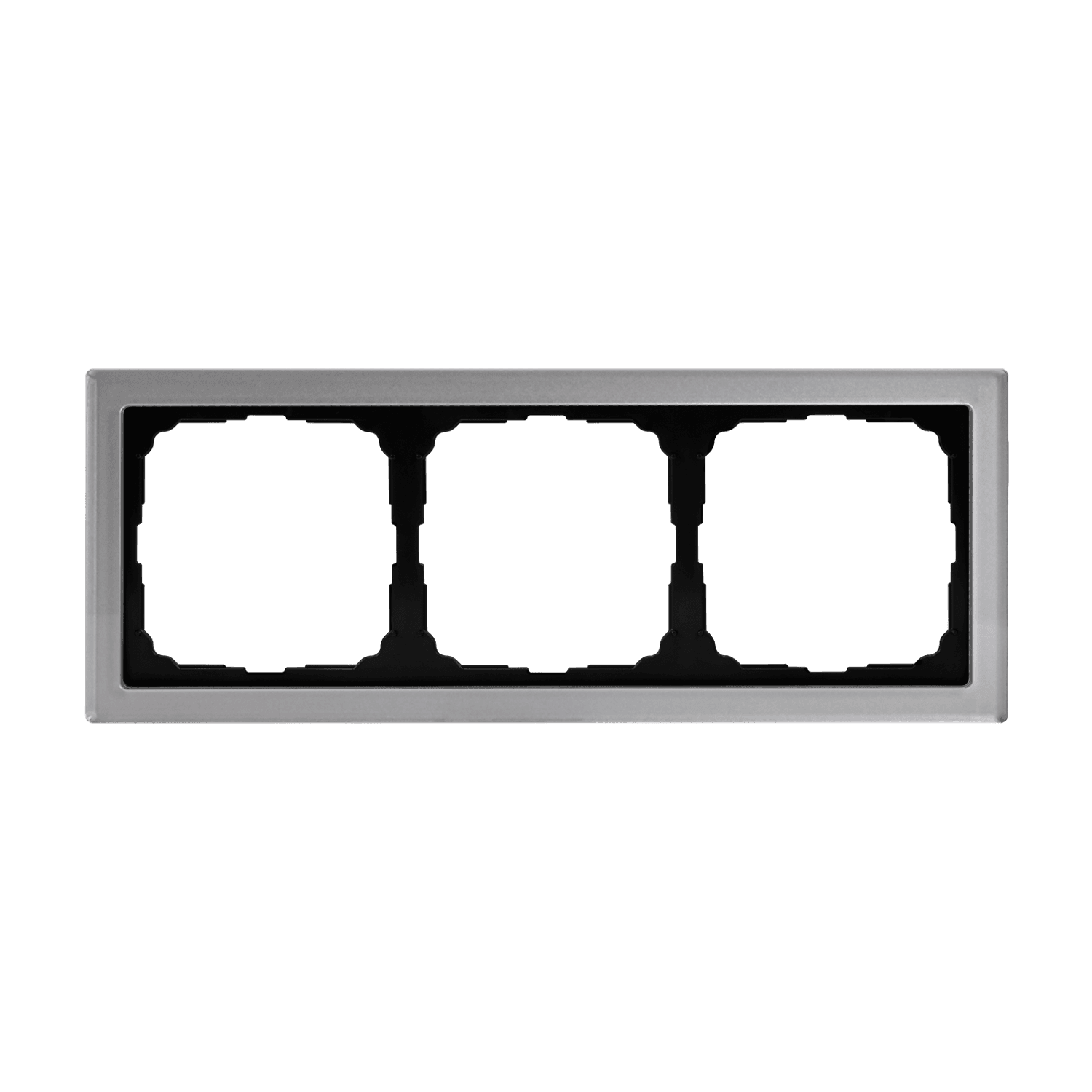 Systeme Electric ArtGallery Pure Органическое стекло Алюминий Рамка 3-ая — миниатюра 2