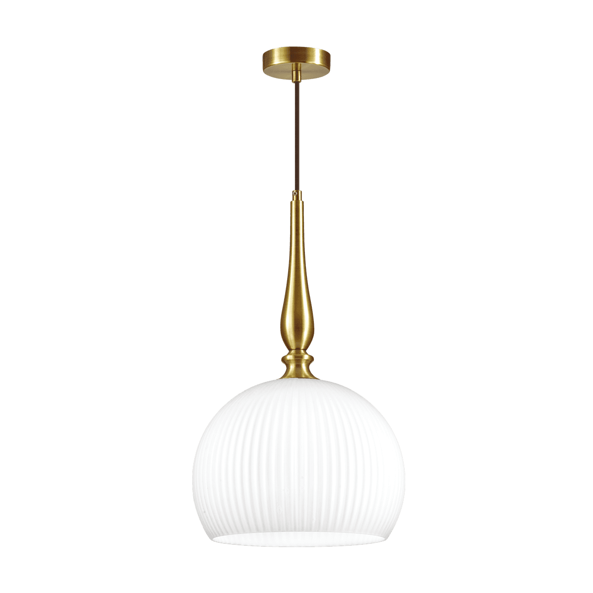 Odeon Light 4765/1 ODL21 белый/бронзовый Подвес E27 60W RUNGA — миниатюра 2