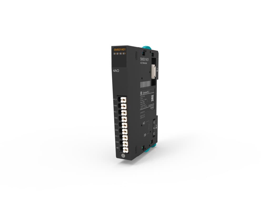Systeme Electric Аналоговый модуль вывода, 4 выхода 0-10В 12bit