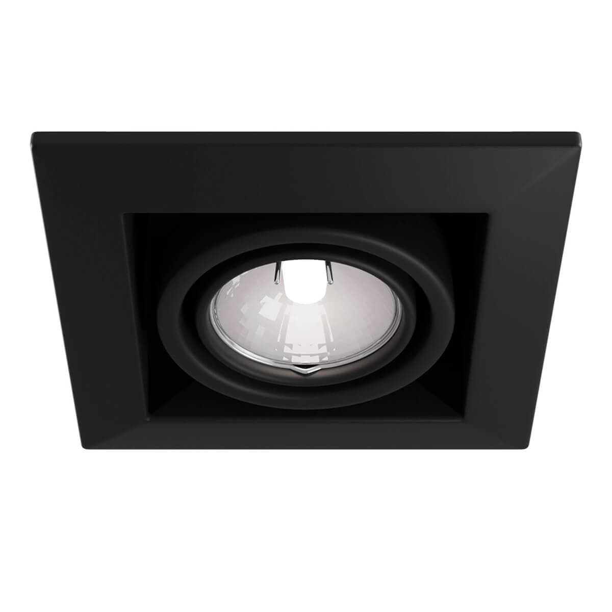 Maytoni DownLight Metal Черный Встроенный светильник 1xGU10 50W DL008-2-01-B