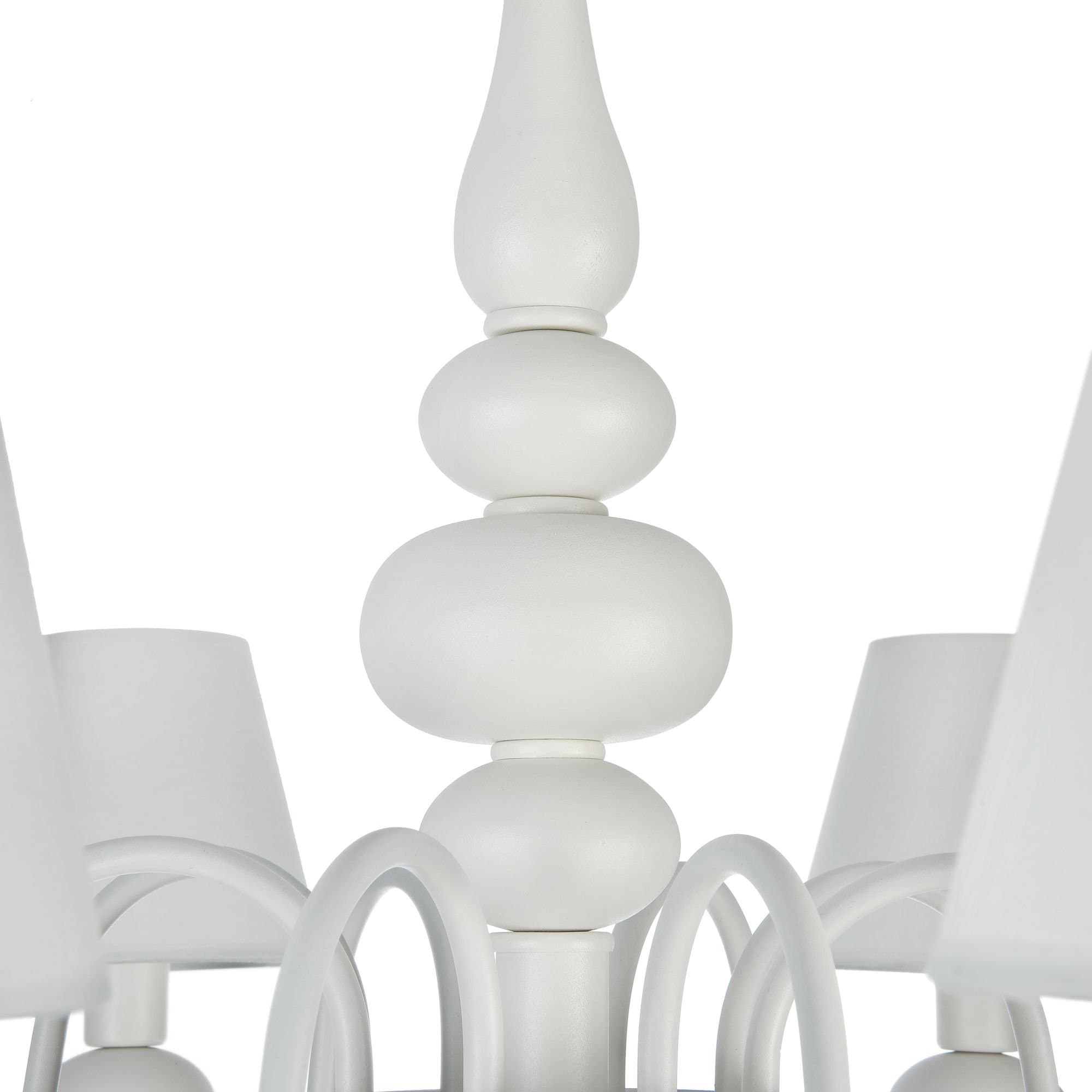 Freya Modern Eliza Белый Люстра E14 40W FR5756-PL-08-W — миниатюра 7
