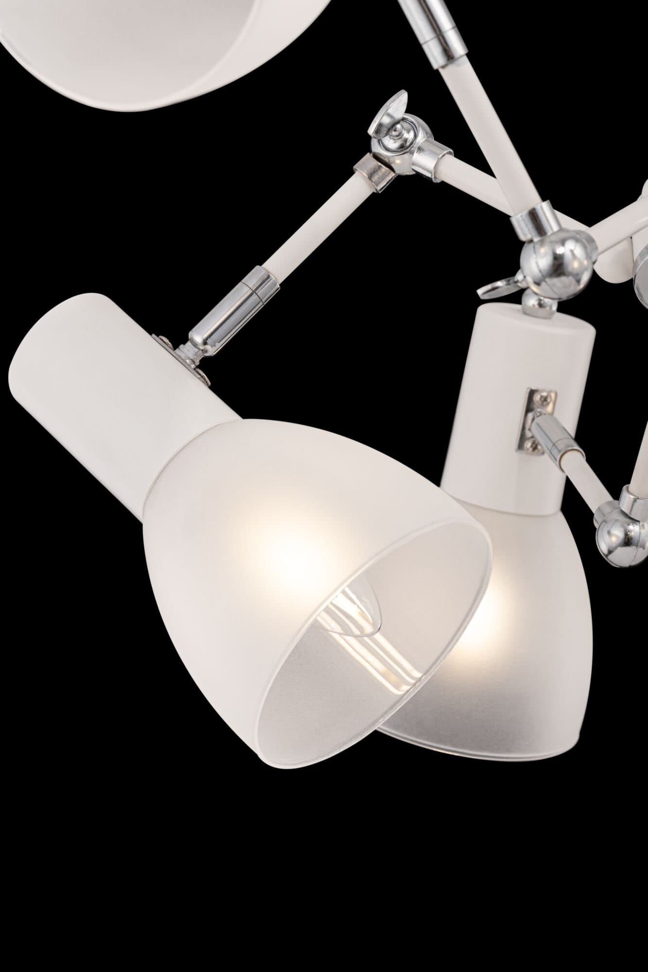 Freya Modern Avery Белый и Хром Люстра FR5080PL-08W — миниатюра 5