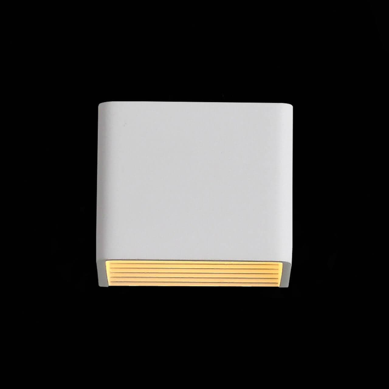 ST LUCE SL455.051.01 Светильник настенный Белый/Белый LED 1*6W — миниатюра 3