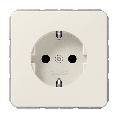 JUNG Штепсельная розетка SCHUKO 16A 250V~ слоновая кость CD1520BF