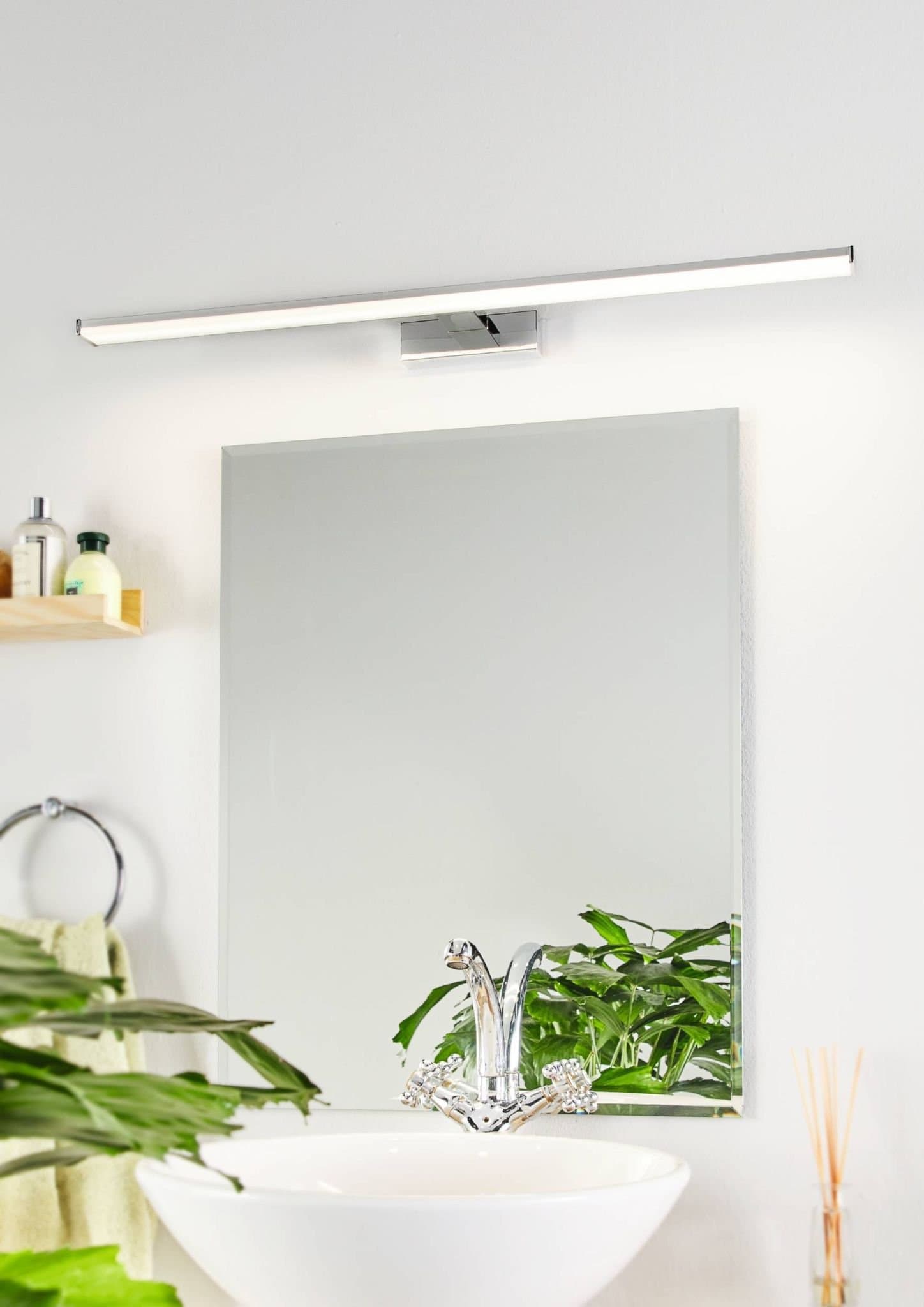 Eglo 96066 Светодиодный светильник для ванной комнаты PANDELLA 16W(LED), IP44, сталь/пластик/белый — миниатюра 2