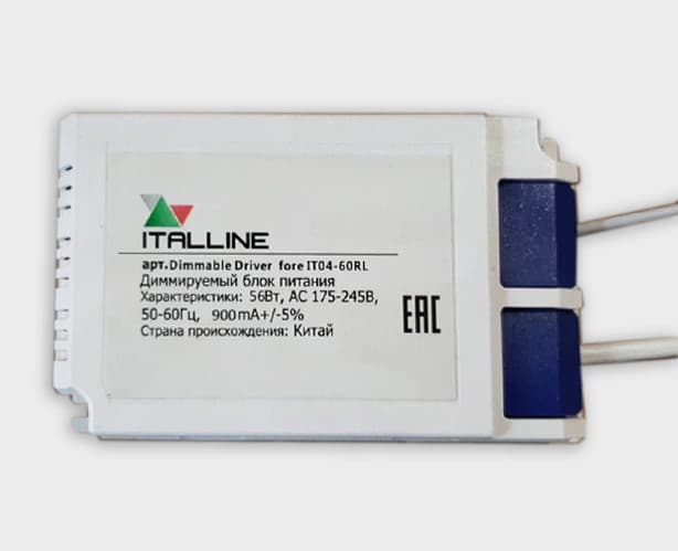 ITALLINE Dimmable driver for IT04-60RL диммируемый драйвер, шт Dim driver for IT04-60RL