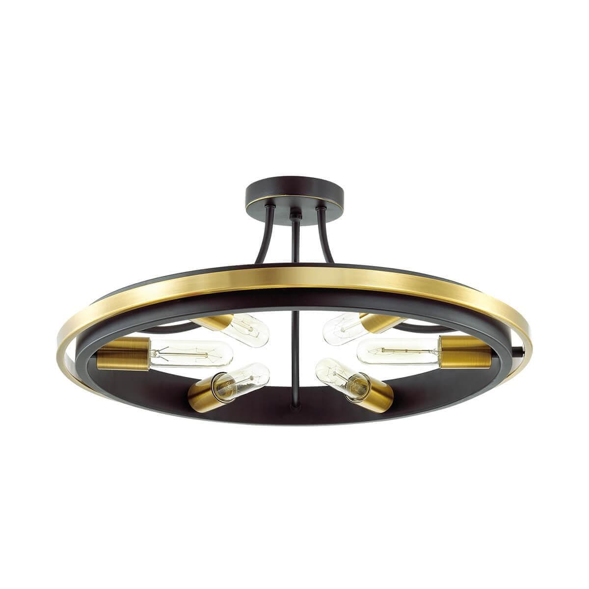 Lumion 4401/6C LN19 148 золотой, черный Люстра потолочная E27 6*60W 220V MAEVE — миниатюра 1