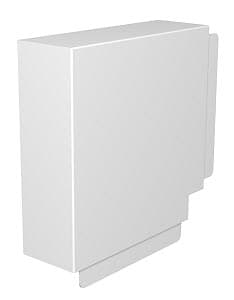 OBO Bettermann Угол плоский кабель-канала WDK 80x210 мм, ПВХ белый 6193025 — миниатюра 2