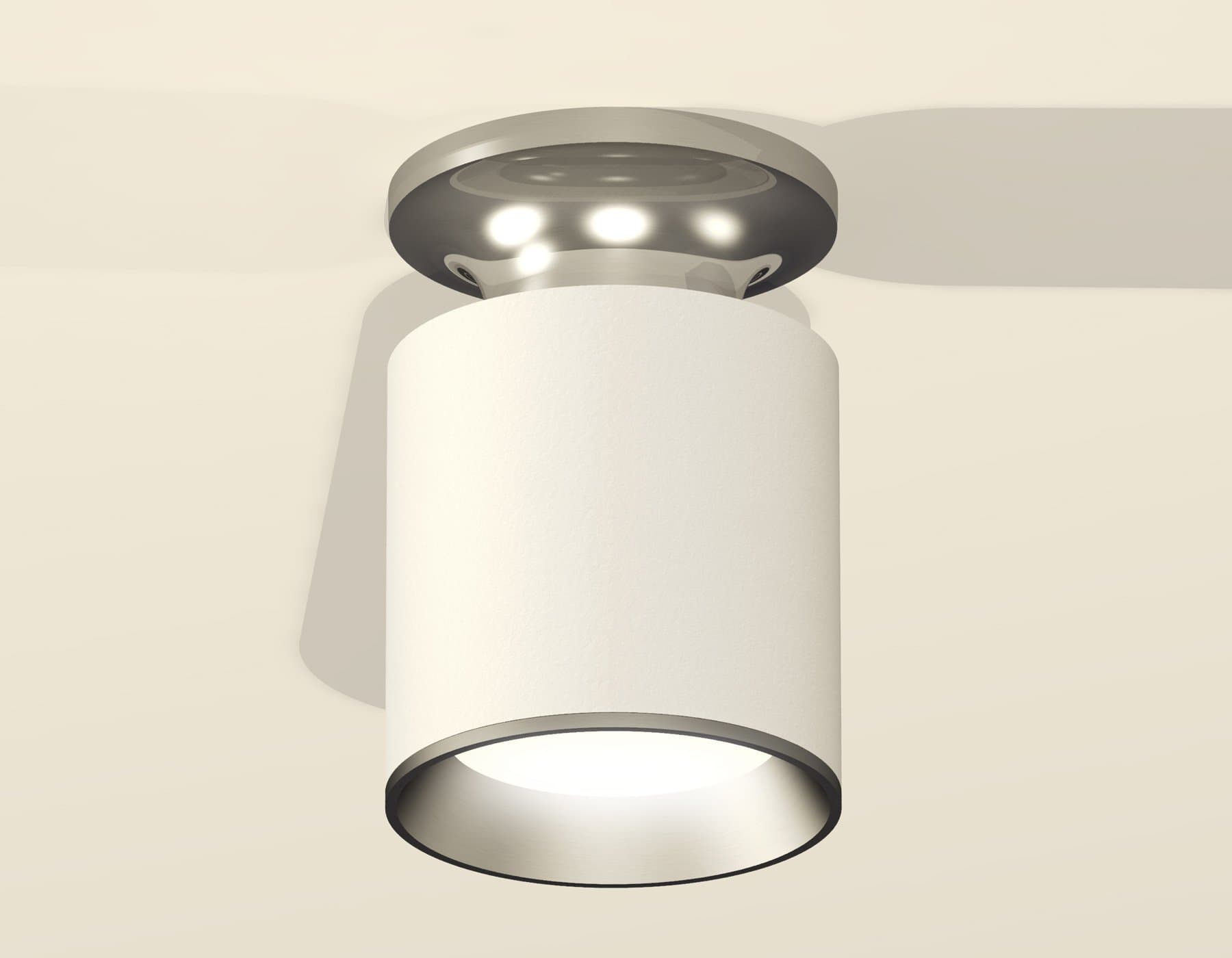 Ambrella Комплект накладного светильника XS6301140 SWH/PSL белый песок/серебро полированное MR16 GU5.3 (N6903, C6301, N6104) — миниатюра 3