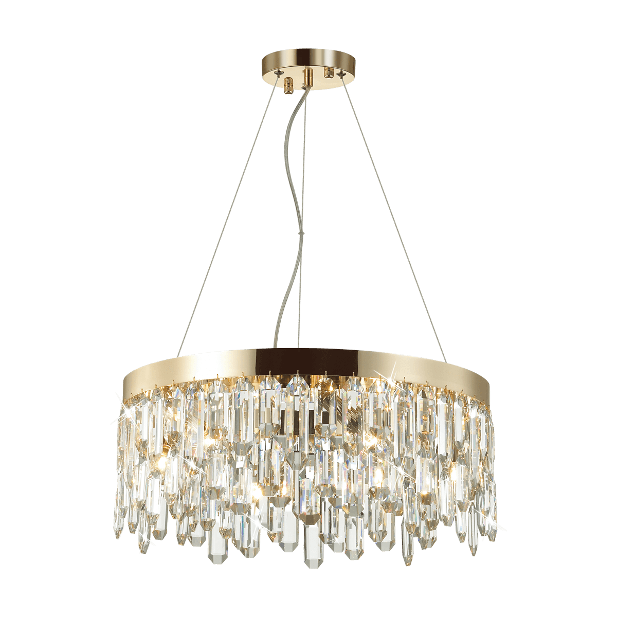 Odeon Light 4986/6 HALL ODL22 385 золотой/хрусталь Люстра E14 6*40W DAKISA — миниатюра 2