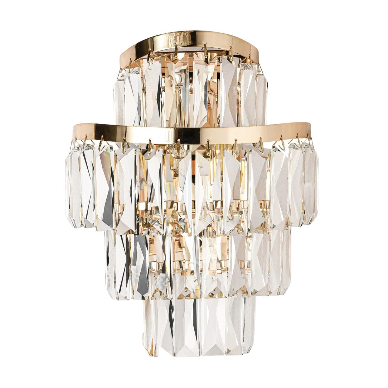 Odeon Light 5073/2W HALL ODL24 505 золото/прозрачный/металл/хрусталь Бра E14 2*40W WAYTA