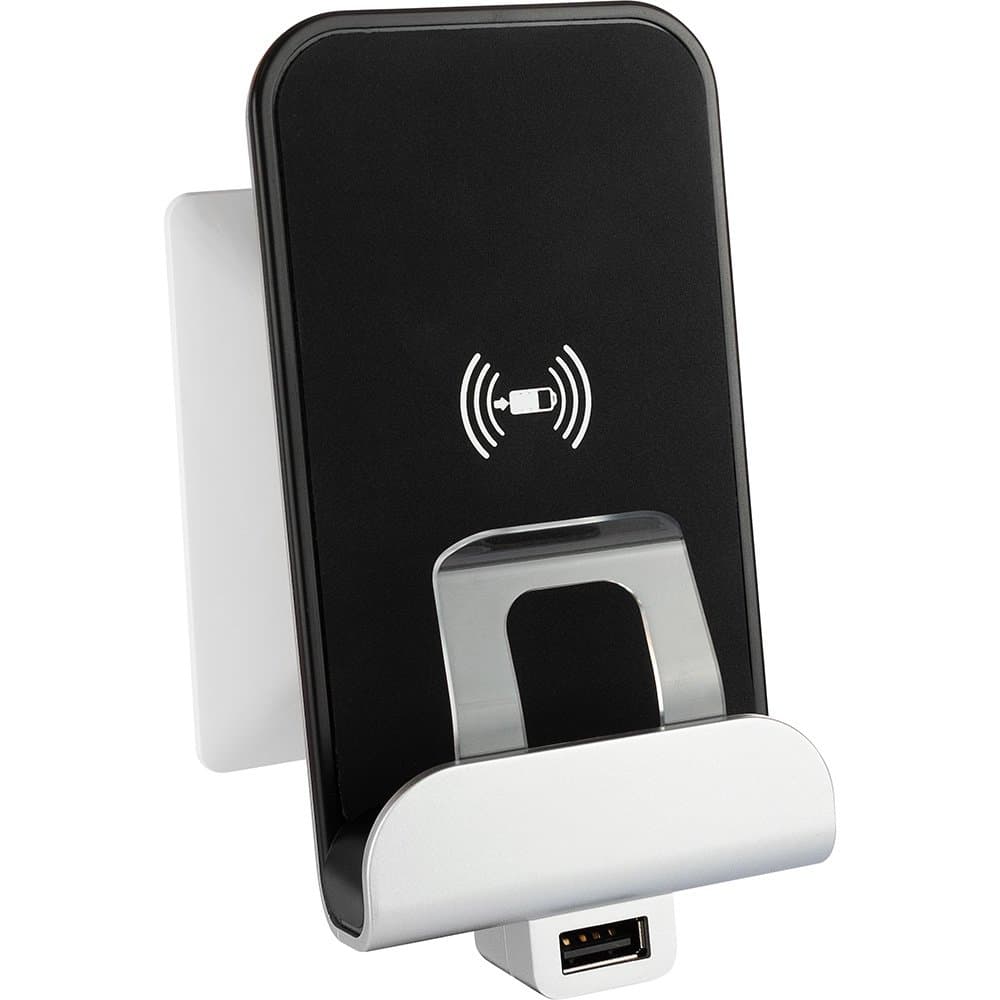 Legrand Valena LIFE Беспроводное зарядное устройство Qi 1А с дополнительным разьемом USB A 5В 2,4А. 753114 — миниатюра 6