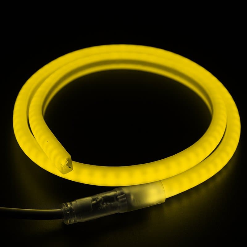 NEON-NIGHT Гибкий Неон LED SMD 12х12 мм, форма - D, жёлтый, 120 LED/м, бухта 100м 131-071